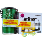 Pachet promotional Ceai verde superior + Ceainic